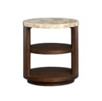 McPherson - Round End Table - Burnt Umber - Image 3