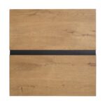 Ripley - Square Cocktail Table With Casters - Rustic Caramel - Image 4