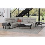 Lanette - End Table With White Marble Top - Black - Image 3