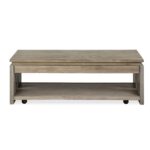 Conrad - Rectangular Lift Top Storage Cocktail Table With Casters - Stone Harbor Gray - Image 4