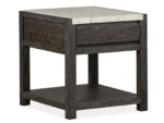 Plum Creek - Rectangular End Table - Ravenwood Black