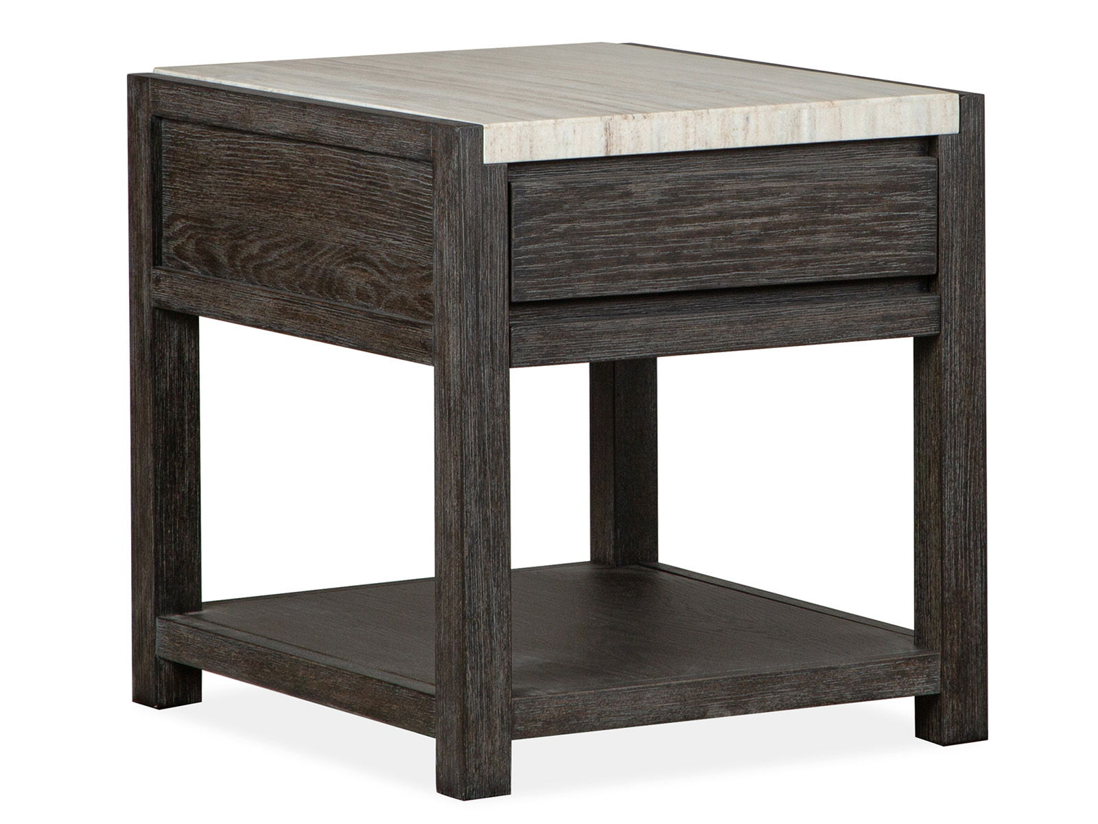 d52bbdb2-791a-40ca-88a1-f709cd2e85ed Plum Creek - Rectangular End Table - Ravenwood Black - Image 1