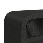 Ridgemont - Sofa Table With Bottom Shelf - Black With Grain - Image 4