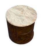 McPherson - Round End Table - Burnt Umber - Image 4