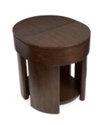 Holloway - Oval End Table - Toasted Almond - Image 4