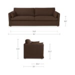 Shea - Sofa - Dark Brown - Image 3