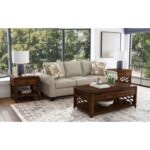 Phillipe - 3 Piece Occasional Table Set (Coffee Table & Two End Table) - Cherry - Image 3