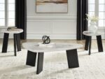 Lilyberg - Occasional Table Set (Set of 3) - Gray / Black - Image 4
