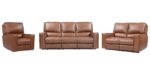 Rockford - Triple Power Reclining Reclining Sofa - Verona Saddle - Image 3