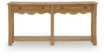 Whitmund - Console Sofa Table - Light Brown - Image 3