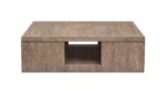 Cypress - Square Cocktail Table With Casters - Spiced Brown - Image 3
