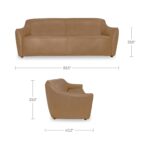 Hawkins - Sofa - Tan / Brown - Image 2