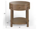 Hadleigh - Round End Table - Image 6