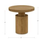 Leigh - Side Table - Brown - Image 3