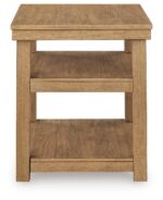 Wittenmyer - Rectangular End Table - Natural / Black - Image 4