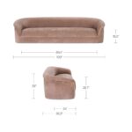 Thora - Sofa - Blush / Pink - Image 3