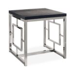 Ezra - 24" End Table - Chrome