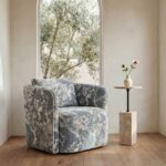 Caro - Side Table Travertine - Beige / Dark Gray - Image 4
