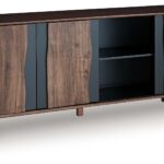 Welby - Accent Cabinet - Brown / Charcoal