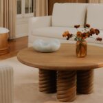 Treccia - Round Coffee Table - Oak - Image 4