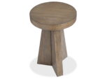 Lansbury - Round Accent End Table - Antique Wheat - Image 4