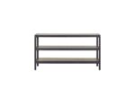 Elure - Channel Console Table - Peppercorn - Image 4