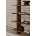 Casey - Large Standard Bookcase - Dark Brown - Image 4