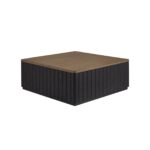 Elure - Channel Cocktail Table - Peppercorn