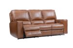 Rockford - Triple Power Reclining Reclining Sofa - Verona Saddle - Image 4
