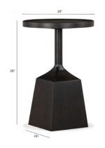 Lindon - Round Pedestal Accent End Table - Image 8