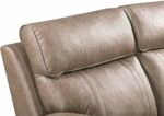 Theon - Manual Reclining Sofa With Drop Down Table - Stokes Toffee - Image 4