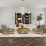 Layne - Round Coffee Table With Casters - Image 12