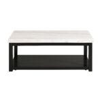 Marcello - Coffee Table With Casters - White - Image 4
