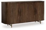 Amickly - Accent Cabinet - Dark Brown